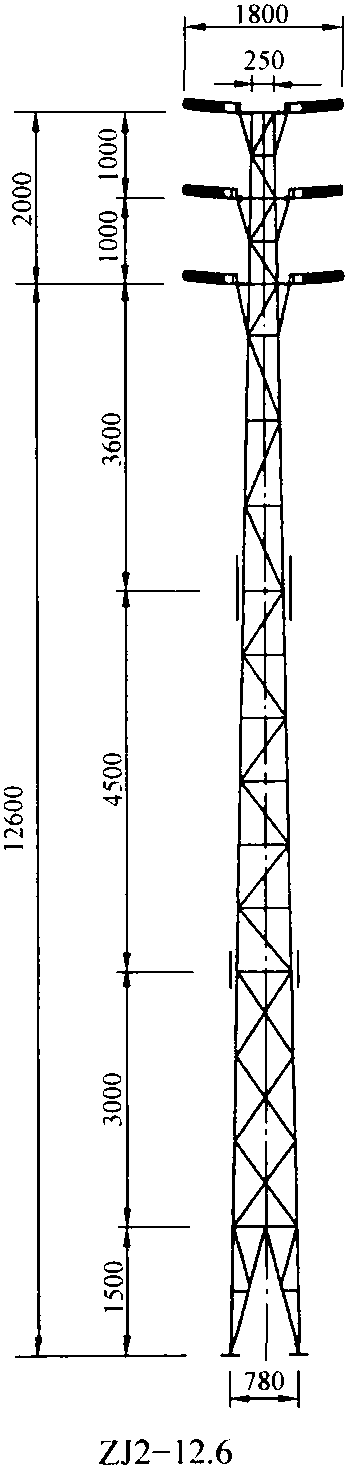 14-40 10kV ZJ2直线塔